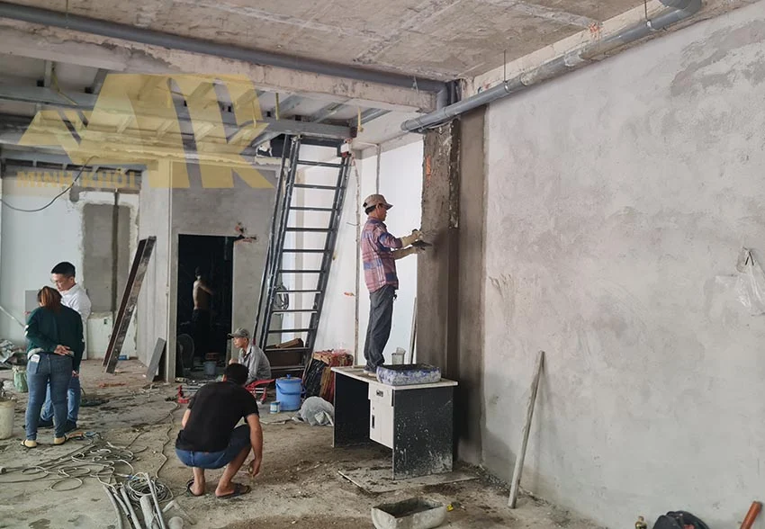 Sửa chữa quán cafe quận 8 - Lộ Thiên - Hình ảnh công trình - Xây dựng Minh Khôi