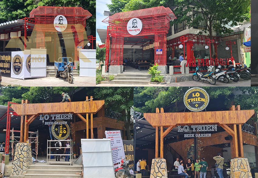 Sửa chữa quán cafe quận 8 – Lộ Thiên