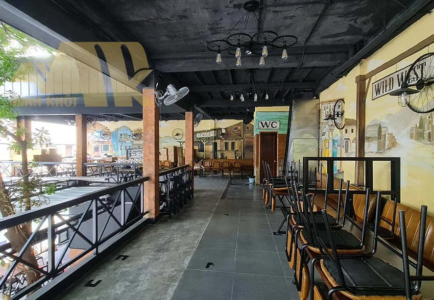 Sửa chữa quán cafe quận 8 - Lộ Thiên - Hình ảnh công trình - Xây dựng Minh Khôi