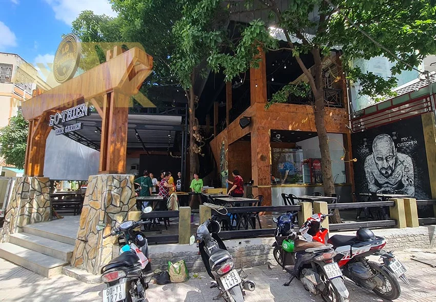 Sửa chữa quán cafe quận 8 - Lộ Thiên - Hình ảnh công trình - Xây dựng Minh Khôi