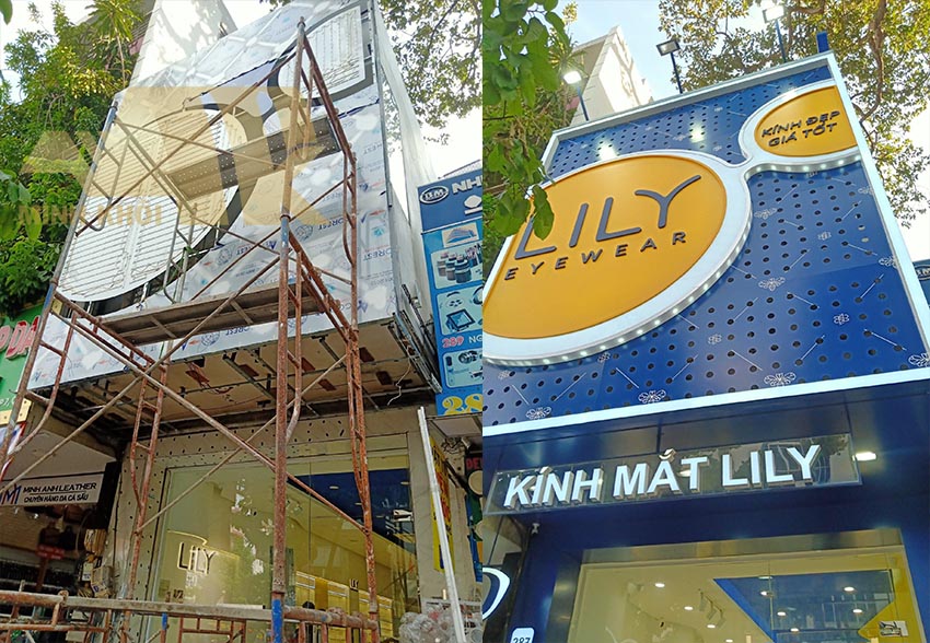 Thi công showrom Lilygroup CN 14 Quận 5