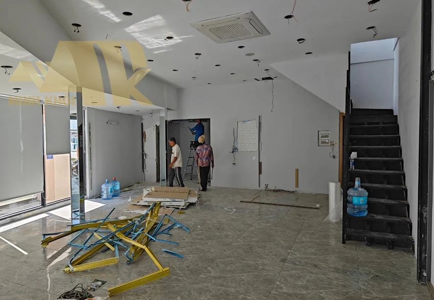 Thi công showrom Lilygroup CN 13 TP Thủ Đức - Hình ảnh công trình - Xây dựng Minh Khôi