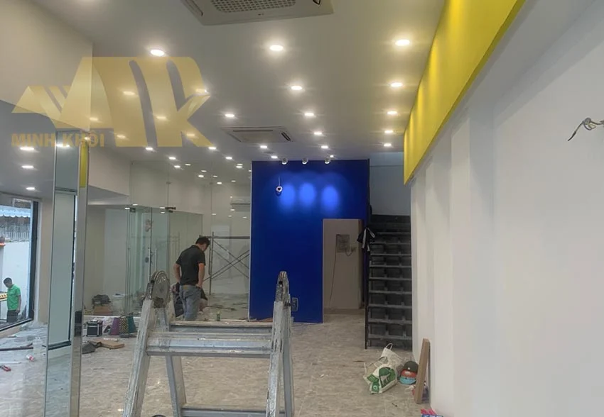 Thi công showrom Lilygroup CN 13 TP Thủ Đức - Hình ảnh công trình - Xây dựng Minh Khôi