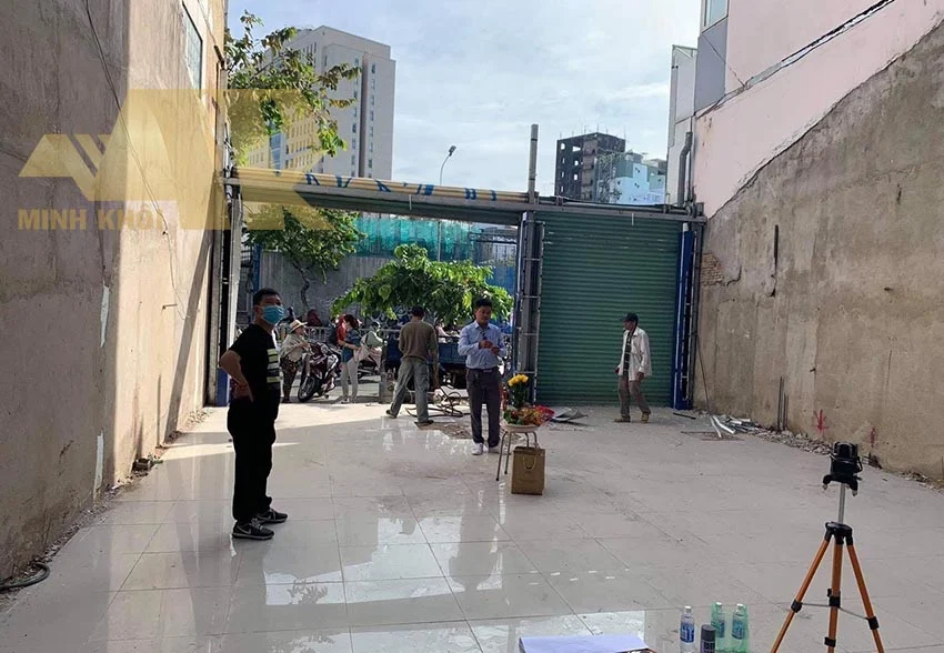 Thi công nhà khung thép BIDV - FAQ về công trình thực tế - Xây dựng Minh Khôi