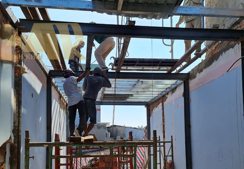 Cải tạo nâng tầng nhà phố Quận 12 - Chị Vân - hình ảnh 10 - Xây dựng Minh Khôi