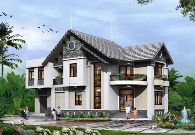 Mẫu biệt thự phố - Hình ảnh công trình - Xây dựng Minh Khôi